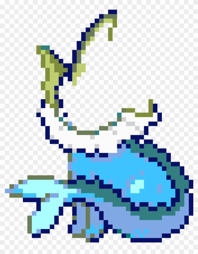 Vaporeon - Punto De Cruz Pokemon Clipart #1669929