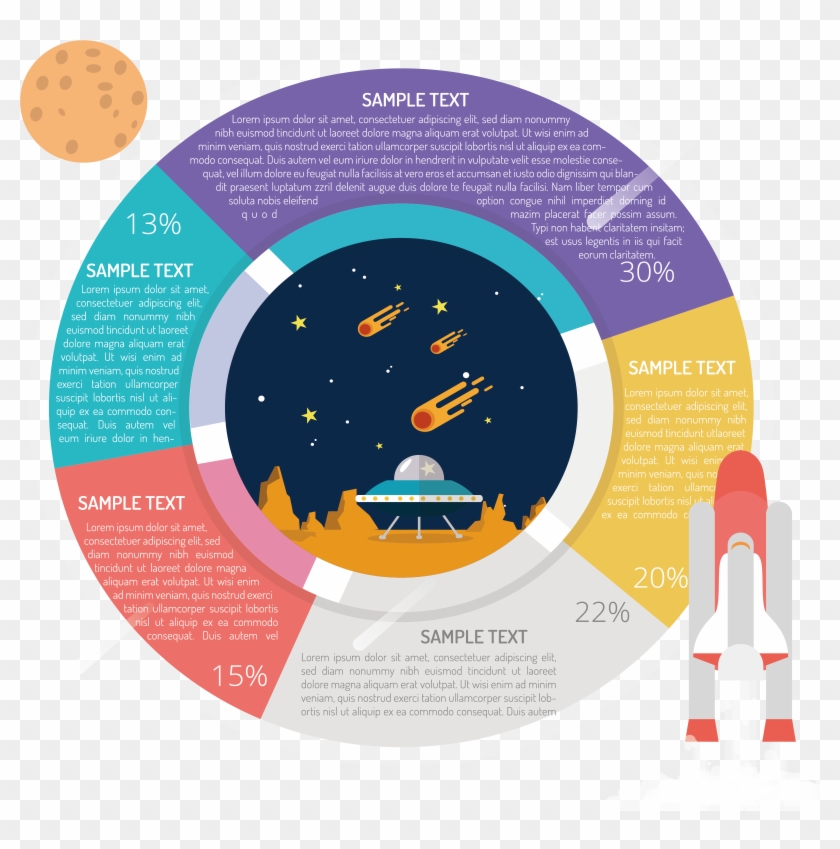Clipart Transparent Download Illustration Rocket Launch - Circle - Png Download #1670033