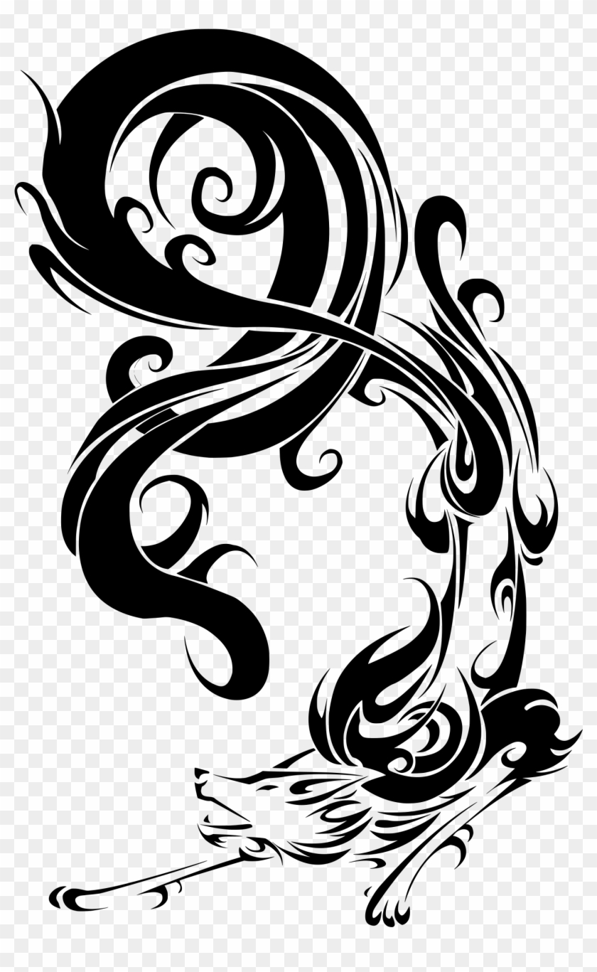 This Free Icons Png Design Of Fire Wolf Clipart