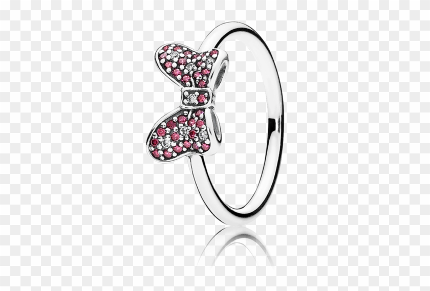 Disney Minnie's Sparkling Bow Ring - Disney Pandora Rings Uk Clipart