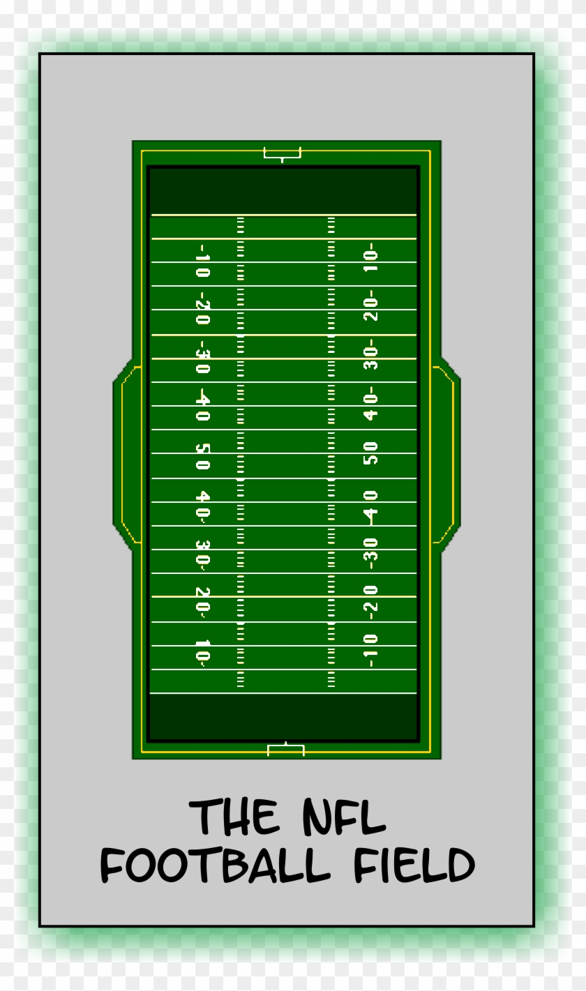 American Football Field Clipart