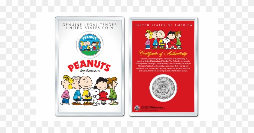 Peanuts Charlie Brown " Original Gang " Jfk Kennedy - Half Dollar Clipart #1670737