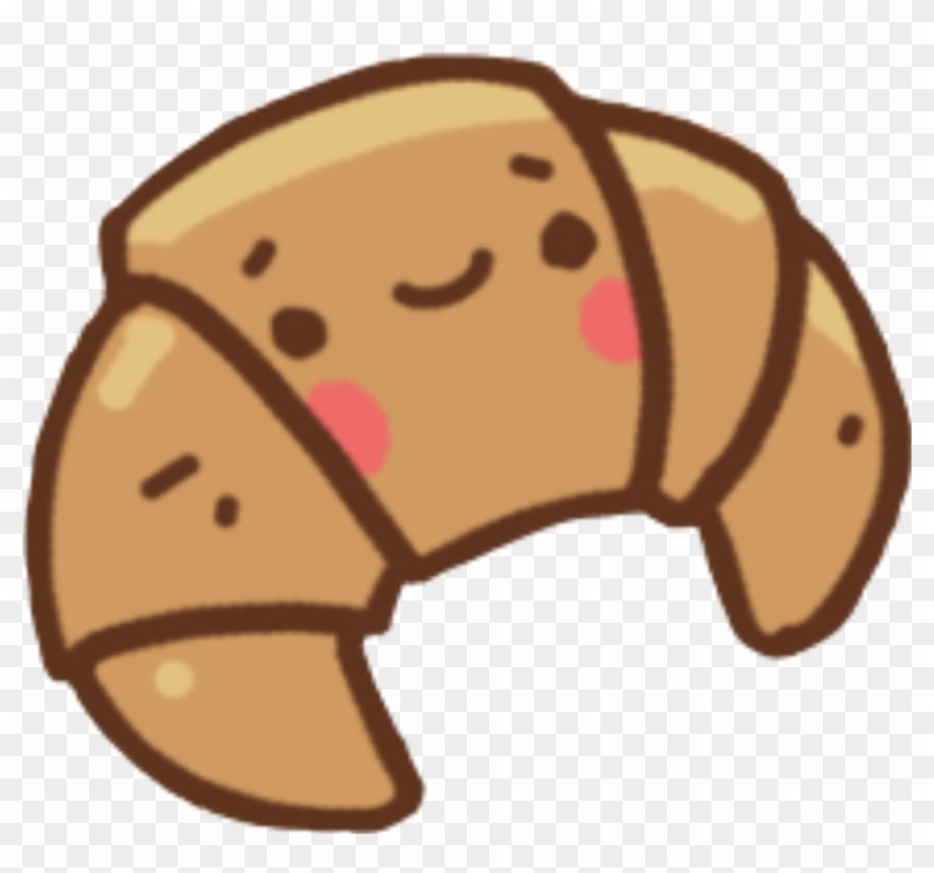 #croissant #kawaii #kawaiicroissant #cutecroissant - Croissant Kawaii Clipart