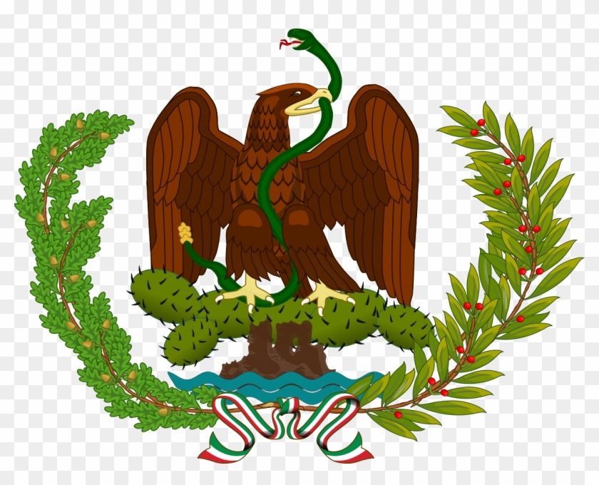 Escudo Nacional De Los Estados Unidos Mexicanos - Bandera Republicana Mexicana Clipart