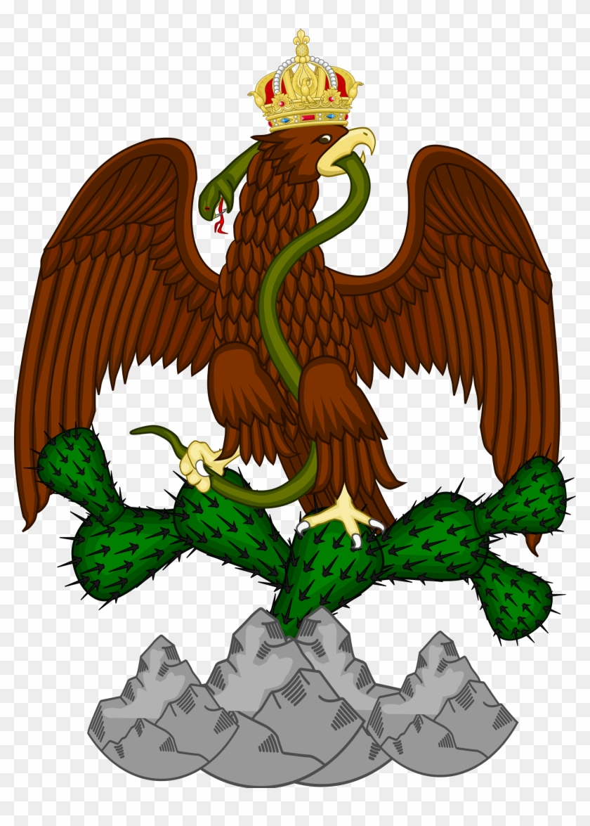 Open - Escudo Del Imperio Mexicano Clipart #1671571