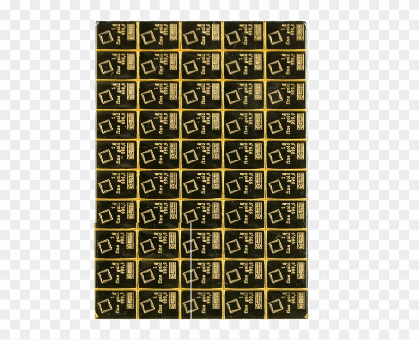 50 Gram Gold Bar - Parallel Clipart #1672129