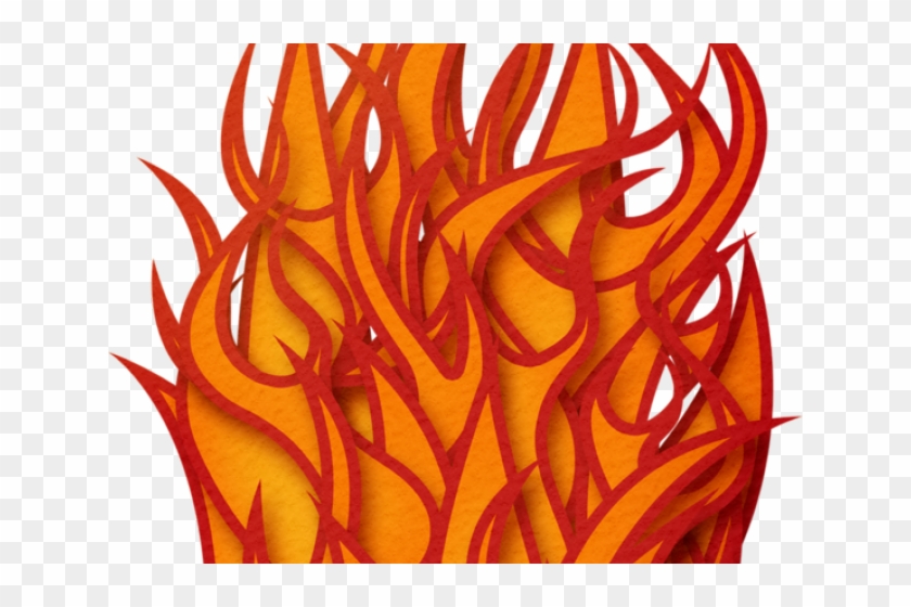 Transparent Fire Background - Clip Art - Png Download