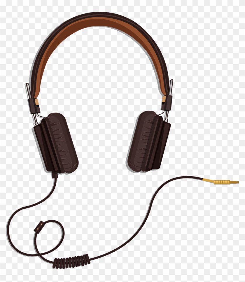 Categories Of Free Headphones Clip Art 184kb - Headphones With Wire Vector Png Transparent Png #1672750