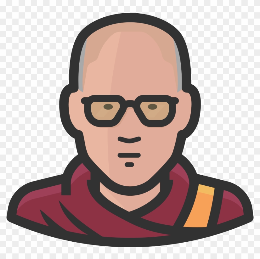 Download Svg Download Png - Dalai Lama Icon Clipart #1673643