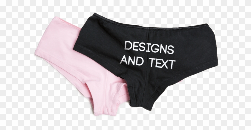 Vector Royalty Free Download Personalised Women S Underwear - Female Underwear With Words Clipart