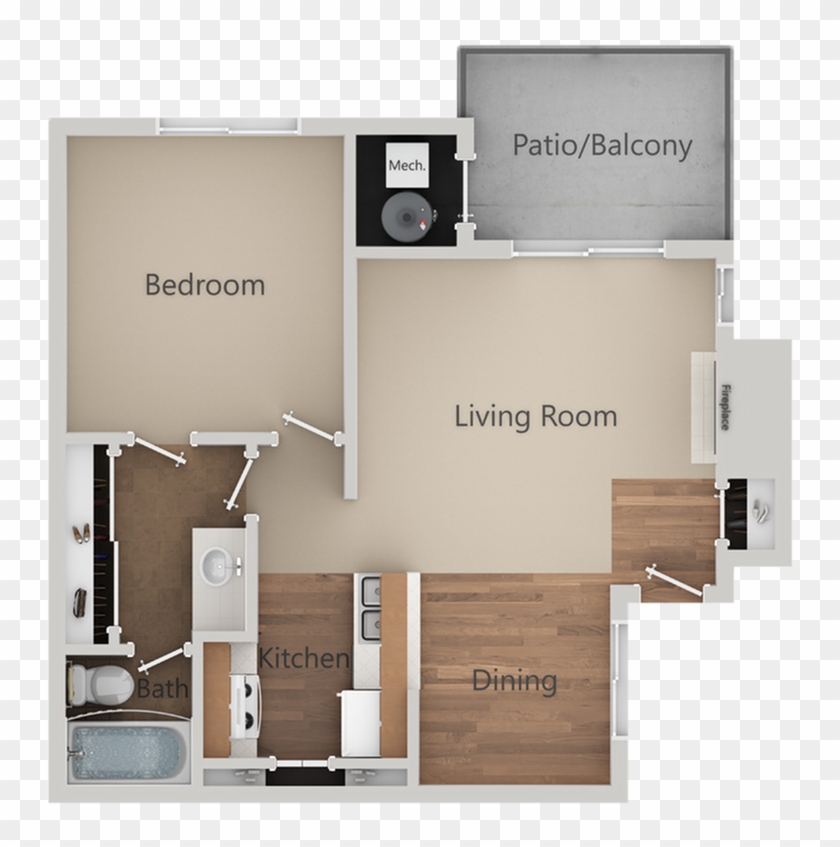 All - Floor Plans1x1 - Floor Plan Clipart #1673841
