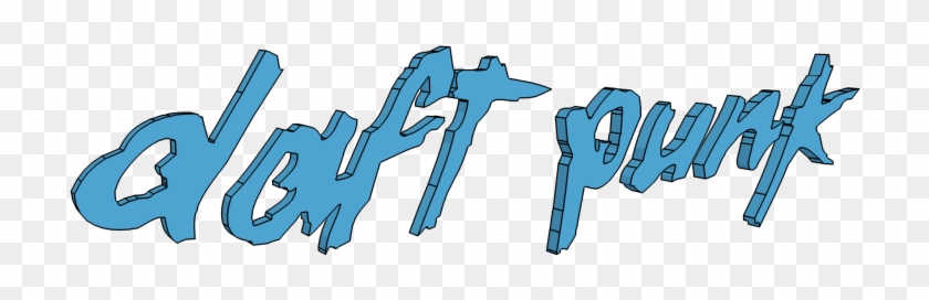 Daft Punk, Typography Hd Wallpaper Desktop Background - Daft Punk Clipart