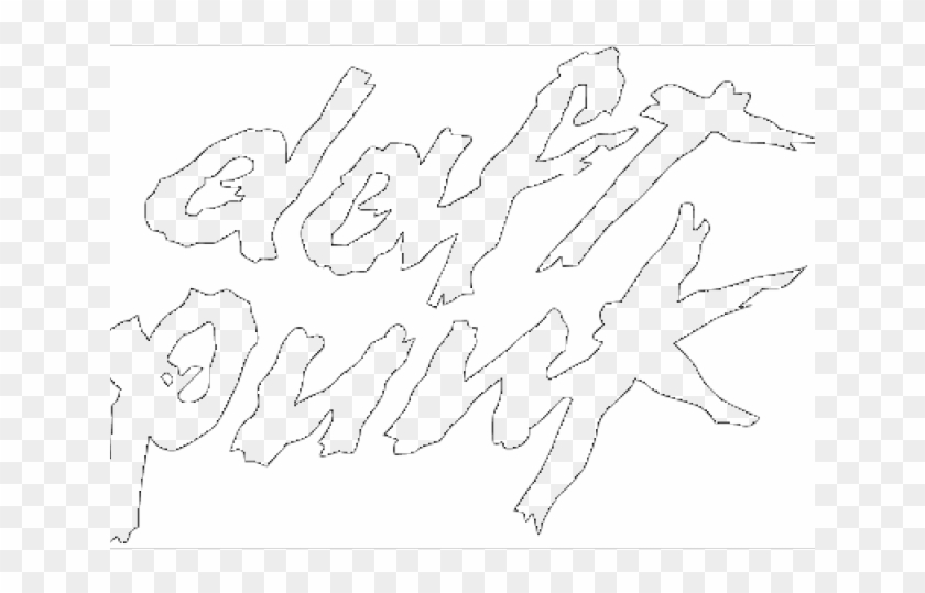 Daft Punk Clipart Line - Daft Punk Logo Vector - Png Download