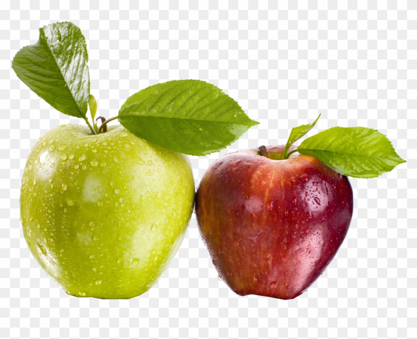 Apple Png - Maça Vermelha E Verde Clipart