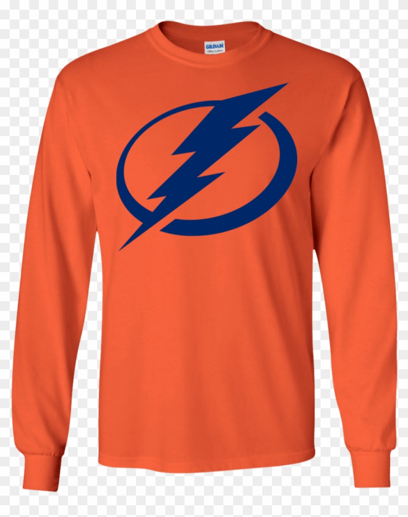 Tampa Bay Lightning Logo Ls T-shirt - Symbol Tampa Bay Lightning Logo Clipart #1674445