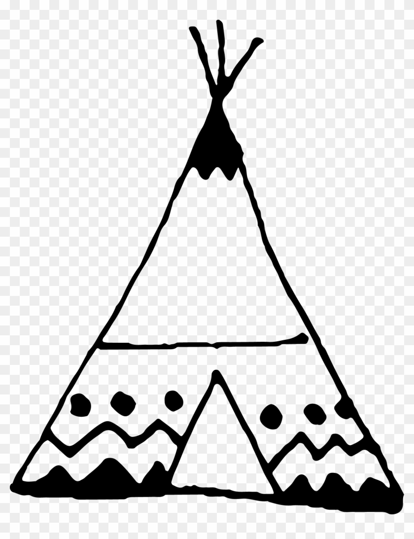 I Headed Home So Appreciative For The Time That I Got - Boho Teepee Clipart Black - Png Download #1674687