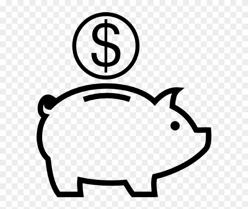 Piggy Bank Png Icon - Piggy Bank Icon Png Clipart #1674962