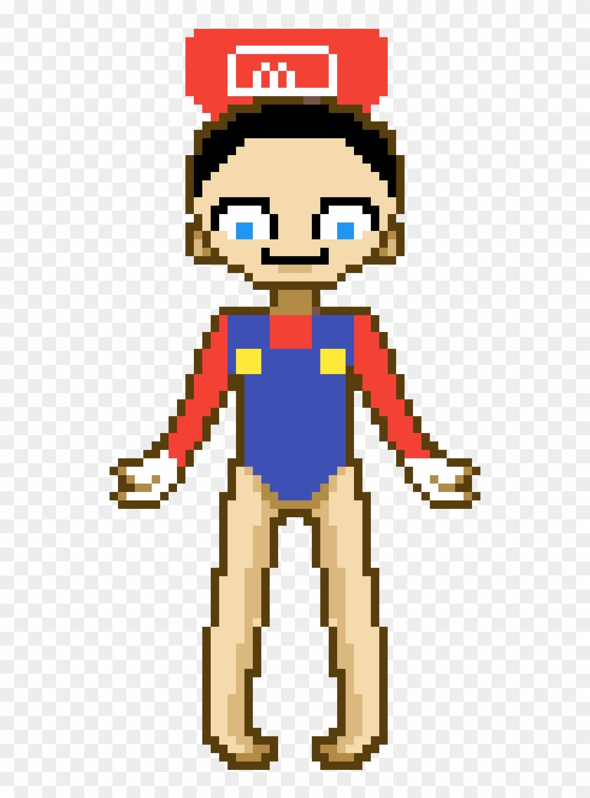 Mario - Grid Aphmau Pixel Art Clipart