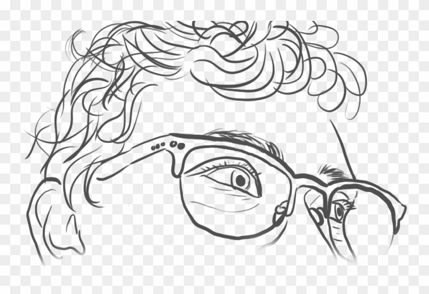 Self Portrait Trace And Sketch - Sketch Clipart