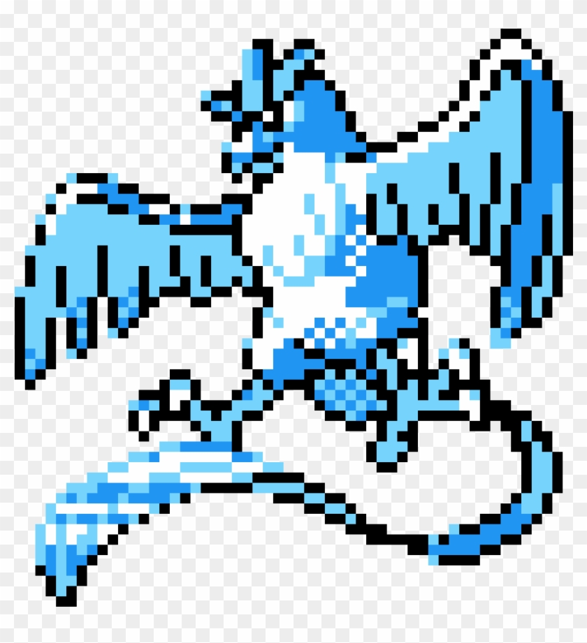 Articuno - Articuno Pixel Art Clipart