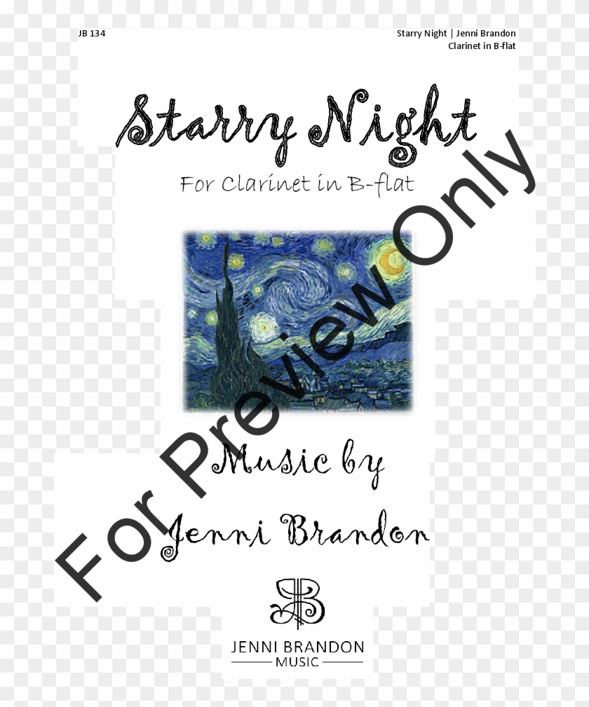 Starry Night Thumbnail Starry Night Thumbnail - Van Gogh Starry Night Clipart #1676149