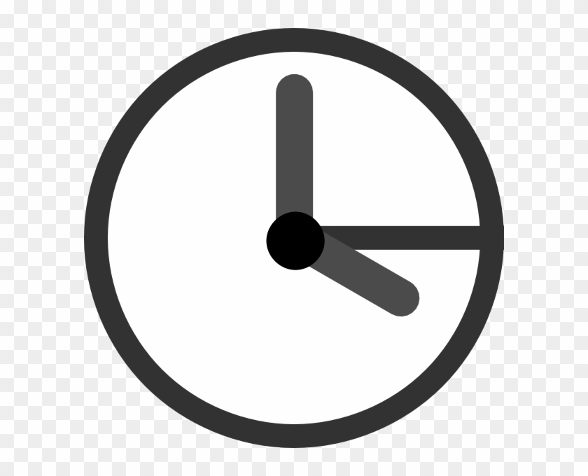Timer Clipart Png - Clock Icon Grey Png Transparent Png #1676359