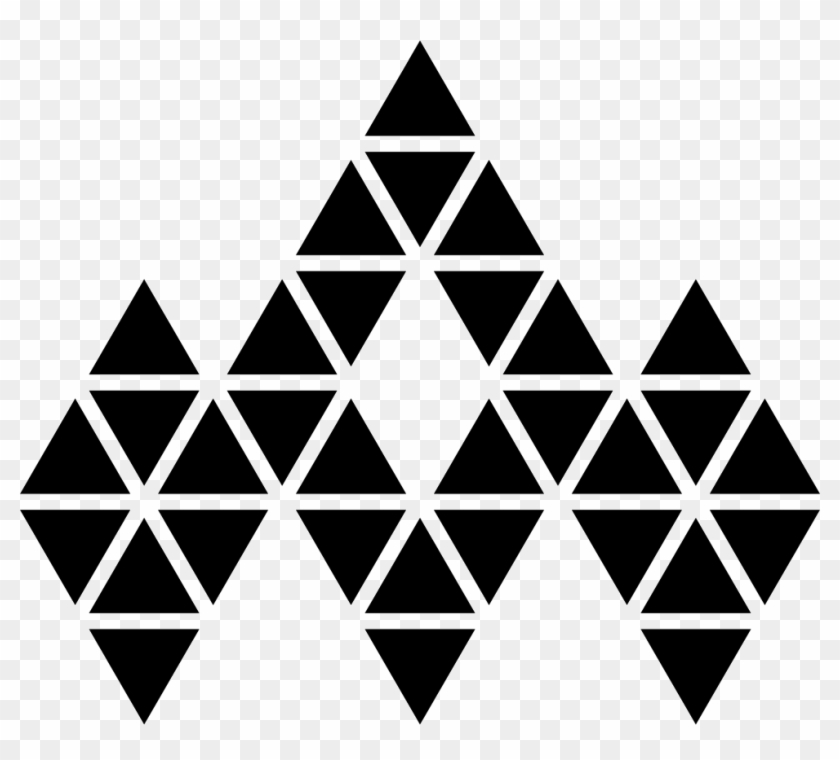 Png File - Triangular Pattern Symmetrical Shape Clipart