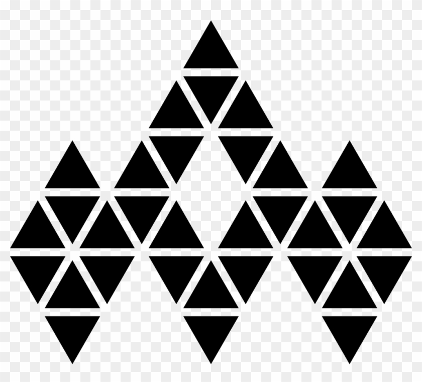 Png File - Triangular Pattern Symmetrical Shape Clipart #1676434