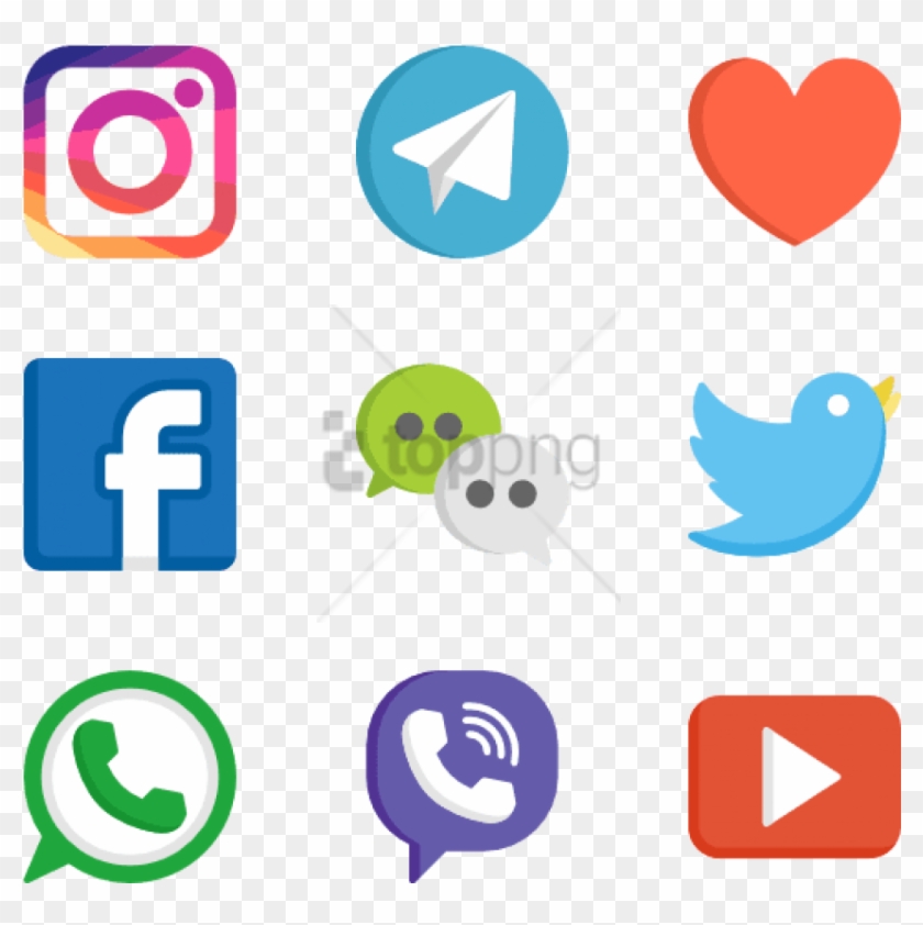 Free Png Social Media Logos Web Design 50 Free Icons Clipart