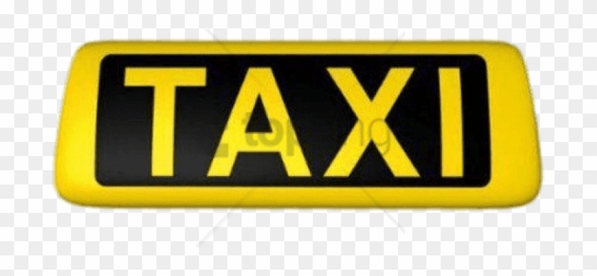 Free Png Download Yellow Taxi Sign Png Images Background - Taxi Bilder Clipart #1676542