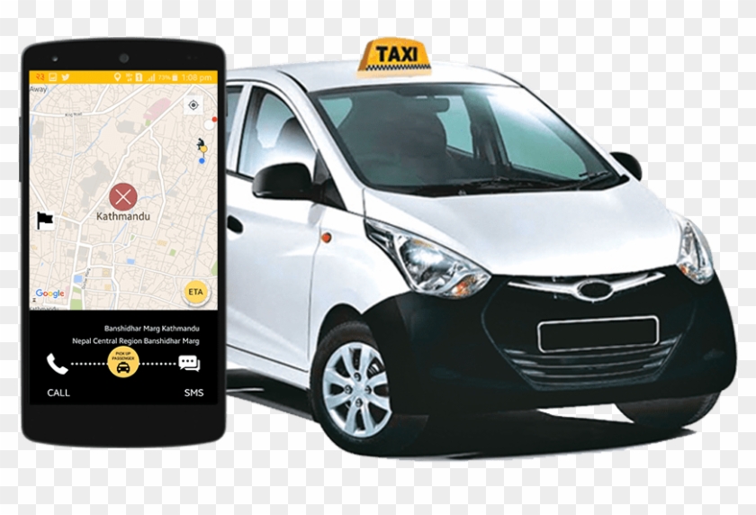 Few Ways To Book Taxi Online In Nepal - New Taxi Price In Nepal Clipart