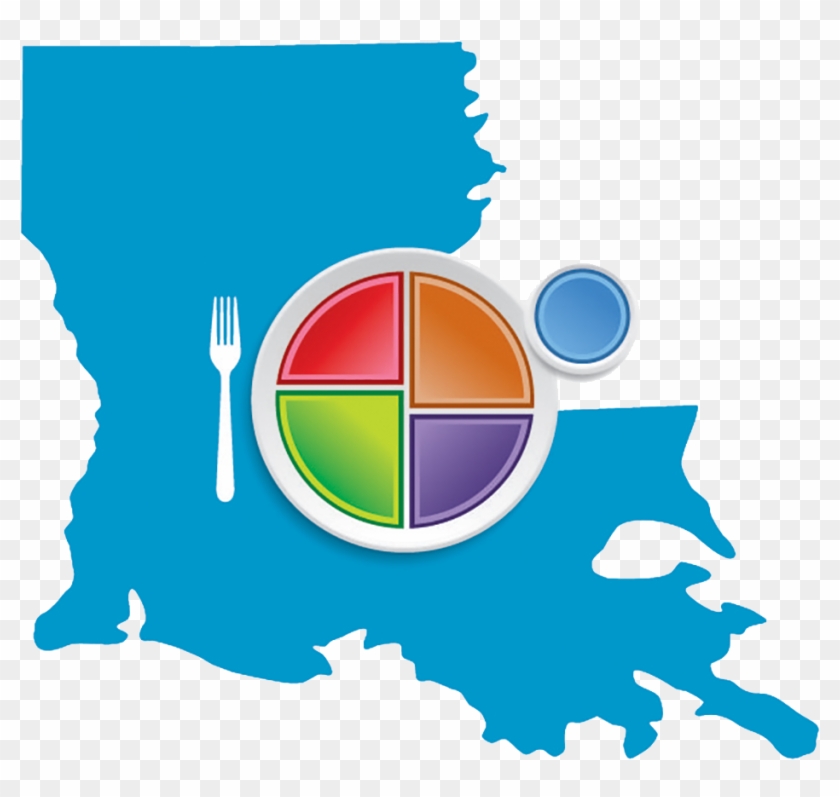 Choose Myplate Louisiana Logo - Lsu Louisiana Clipart