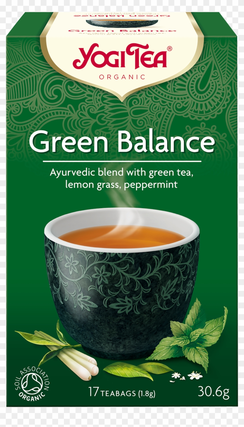 Green Tea Matcha Lemon - Green Energy Yogi Tea Clipart #1677337
