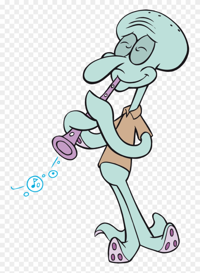 Spongebob Cartoon, Squidward Tentacles, Spongebob Squarepants, - Squidward Cartoon Clipart #1677347