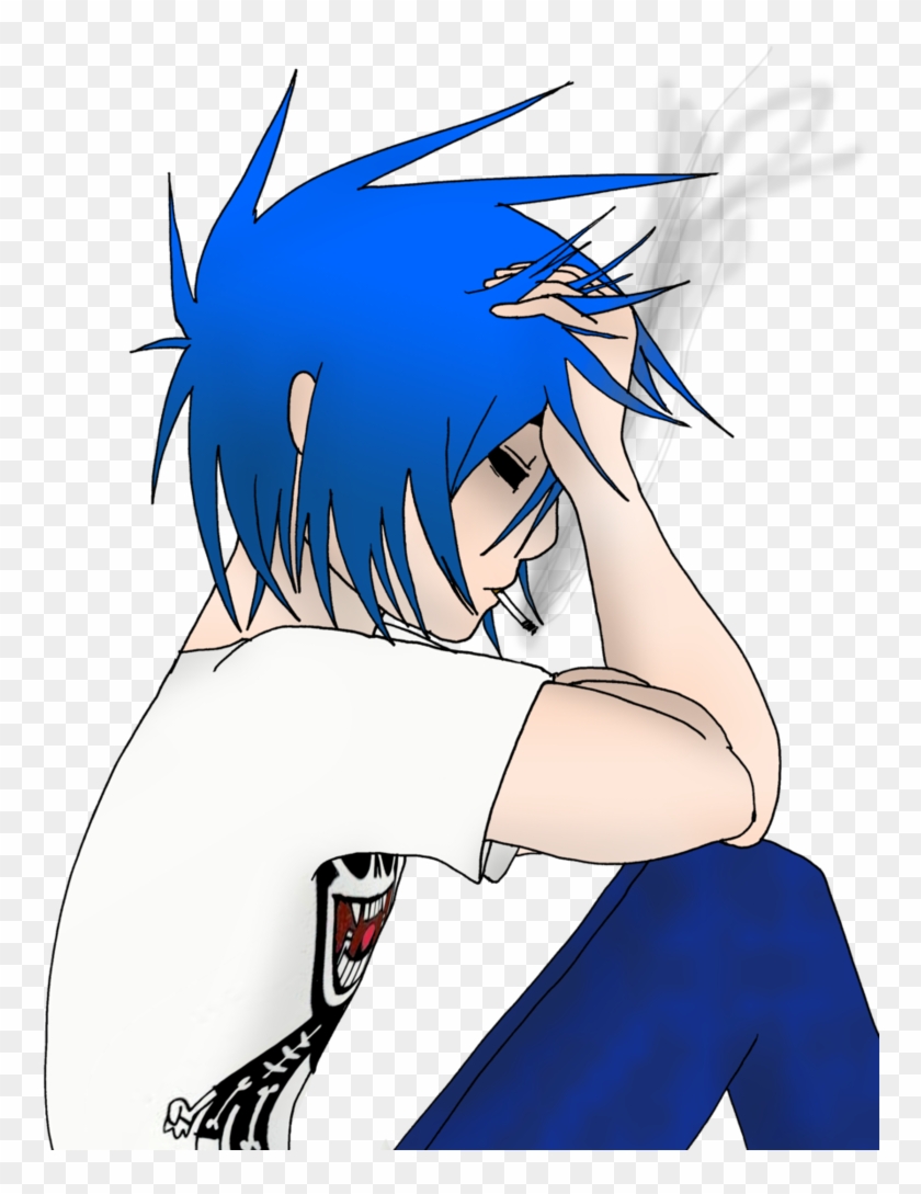 787 X 1014 4 - Gorillaz 2 D Anime Clipart #1677378