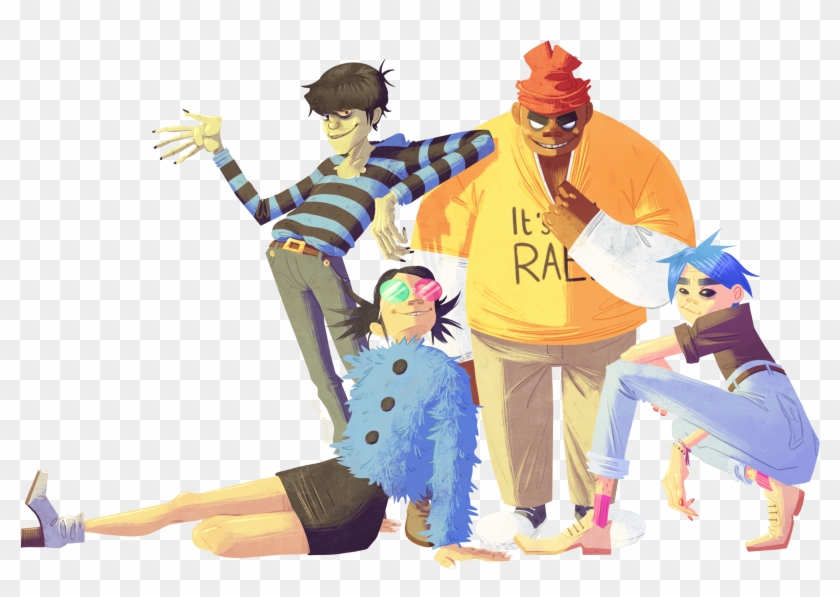 Fan Arti - Gorillaz Saturnz Barz Transparent Clipart #1677513