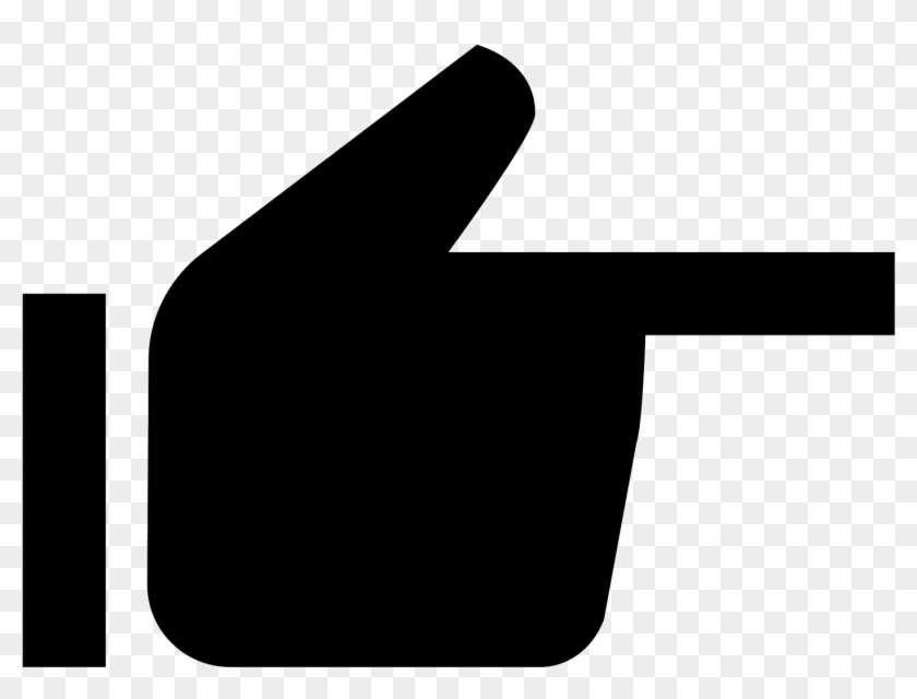 Hand Right Icon - Sign Clipart