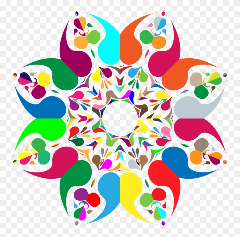 Floral Design Computer Icons Decorative Arts - Floral Png Design Colorful Clipart