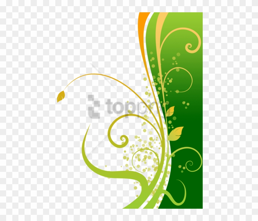 Free Png Download Colorful Floral Design Png Png Images - Side Designs Borders Png Clipart