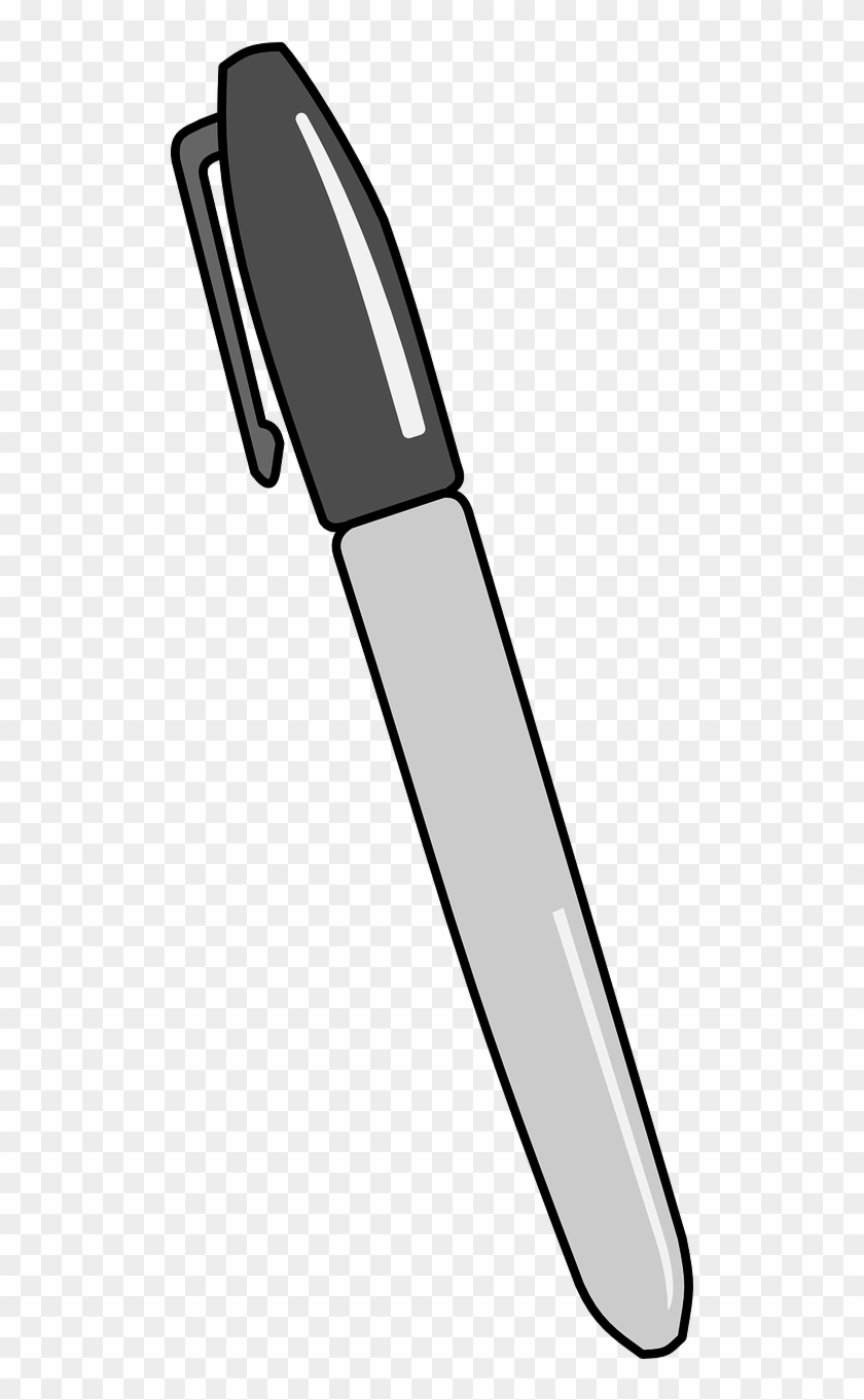 Permanent Marker Marker Pen Sharpie Clip Art - Permanent Marker Clipart - Png Download #1678366
