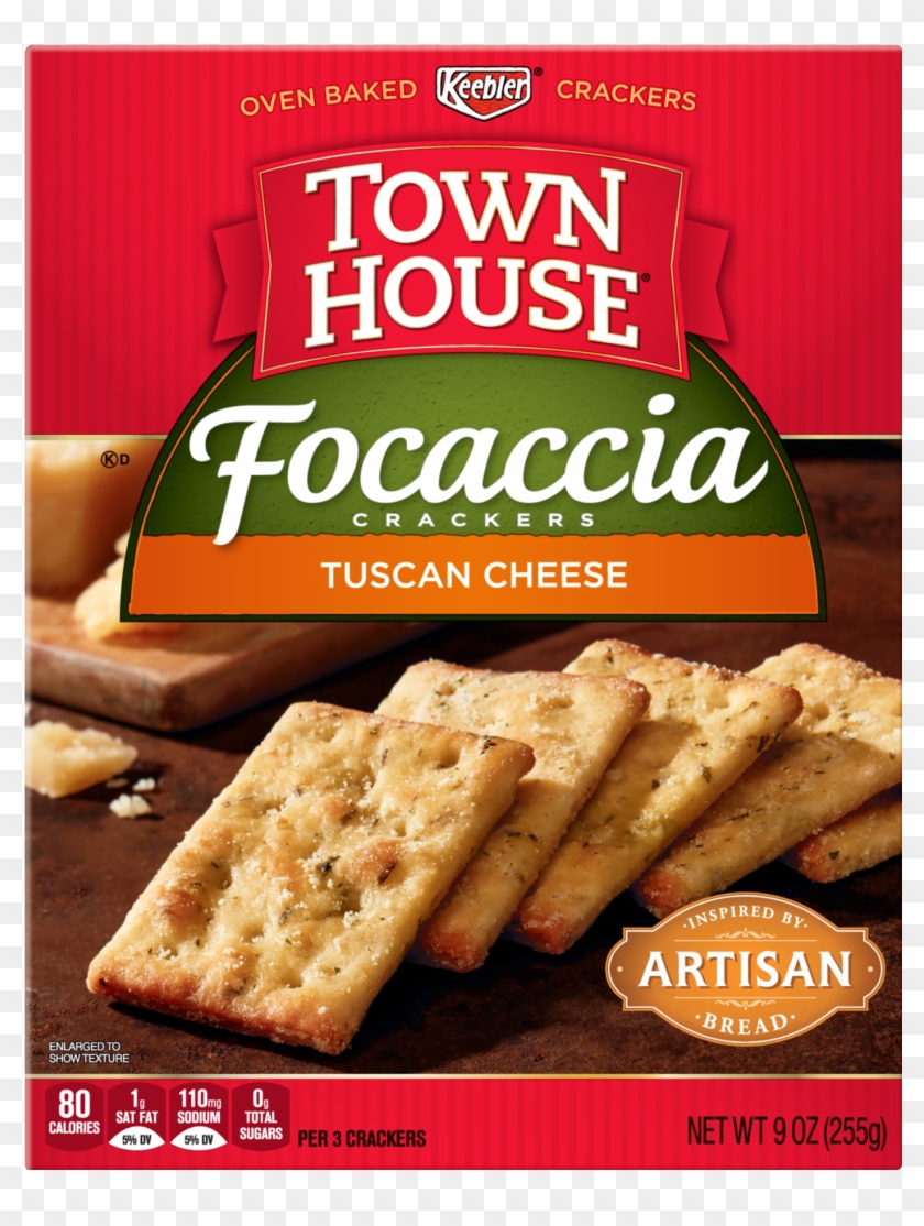 Town House Focaccia Crackers Clipart