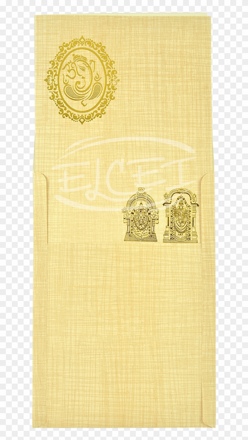 Home Hindu Wedding Cards Tirupati Balaji Wedding Invitation - Envelope Clipart #1678887