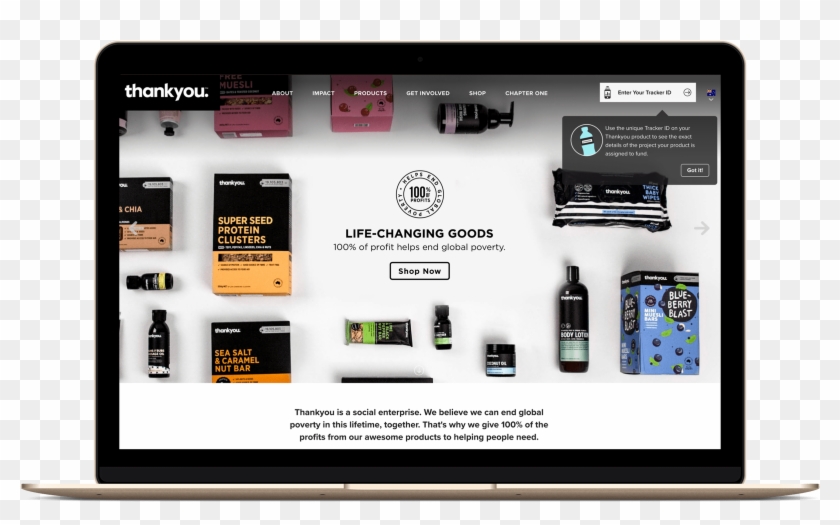 Thankyou Co-founder & Brand Director - Online Advertising Clipart