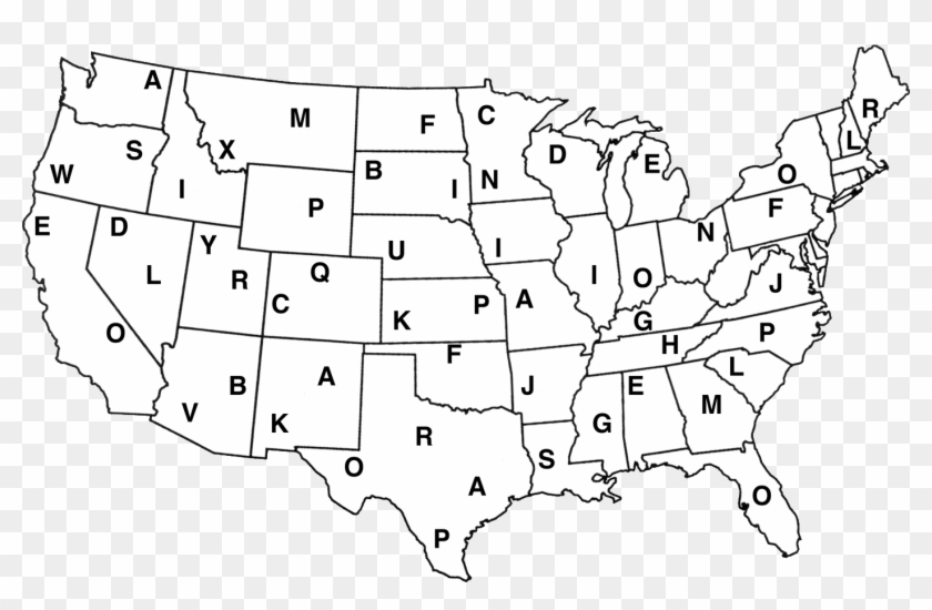 Check Answer - United States Map Outline Black And White Clipart #1679666