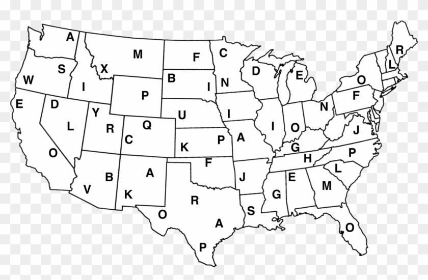 Check Answer - United States Map Outline Black And White Clipart
