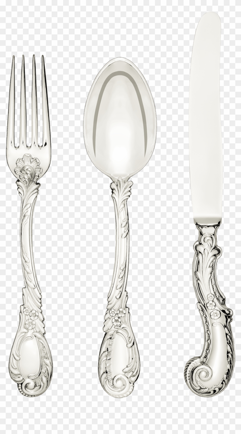 Jarosinski & Vaugoin Hand Forged Silver Cutlery Design - Fork Clipart #1680413