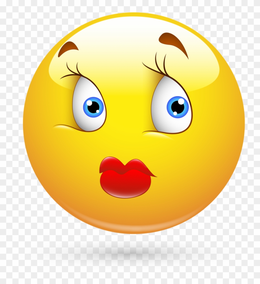 Clipart Freeuse Download Illustration Lady Face Xkds - Upset Emoji - Png Download #1680955