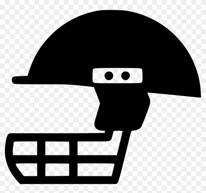 980 X 874 1 - Cricket Helmet Icon Png Clipart