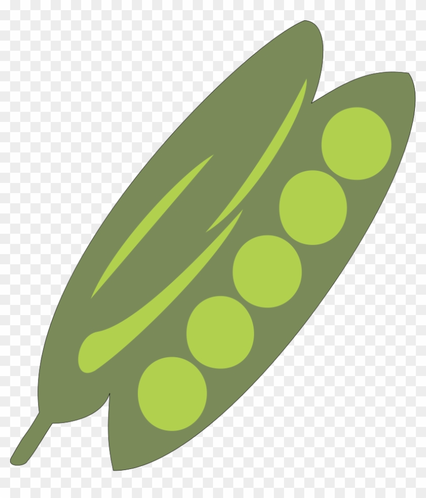 Vector Png Vegetable - Peas In A Pod Clipart Png Transparent Png