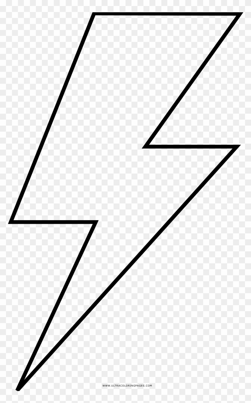 Lightning Bolt Coloring Page - White Lightning Bolt Icon Clipart